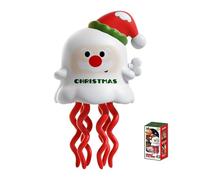 Magical Mini Dancing Ghost for Christmas, Wind-Up Swing Dancer Toy, Cute Ghost Santa Reindeer Wind-Up Toy Gift, Halloween & Christmas Party Decoration (Ghost) (D)