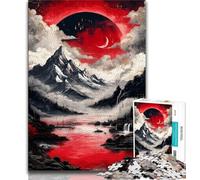 Magical Mount Fuji 1000 Pieces Jigsaw Puzzle for Adults& Teens,Stress Reliever Difficult Challenge Unique Home Decor And Gifts (38x26cm)