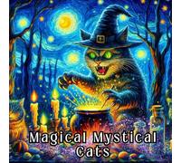 Magical Mystical Cats 2025: Monthly Planner Calendar, 15 magical scenes | World of enchantment and wonder | Best gift for cat lovers