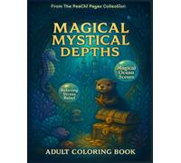 Magical Mystical Depths: A Fantasy Ocean Coloring Book for Adults (PeaChi Pages: Adult Coloring Book Series)