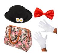 Magical Nanny Accessory Set I Love Fancy Dress Black Large