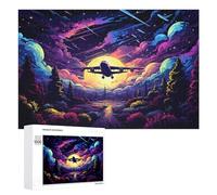 Magical Night Flight Adventure Jigsaw Puzzle, 1000 PCS, Relaxing Activity for Adults, A Creative Way to Unwind after A Busy Day, at Home