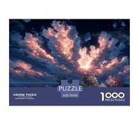 Magical Night Ocean 1000-piece Puzzle 70x50cm/1000pcs, - Educational Stress-relief Game, Creative And Home Decoration, Gift for All Ages