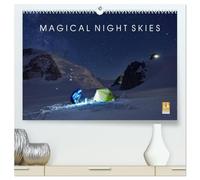 Magical Night Skies (High Quality Premium Wall Calendar 2026 DIN A2 landscape),CALVENDO 12 Month Wall Calendar: An enchanting journey under the starry skies of the Alps
