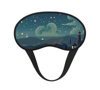 Magical Nights Sleep Mask Soft Comfortable Eye Mask with Adjustable Strapblackout Eye Sleep Shade Cover for Women Girls Men Travel Yoga Nap Shift Work