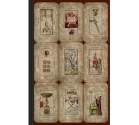 Magical Note Book with "Etteilla Tarot Cards" Design as Sketch Book, Diary or Journal for Your Ideas & Drawings: with Blank Pages (Mittelalterliche & mythologische Zeichen- & Skizzenbücher)
