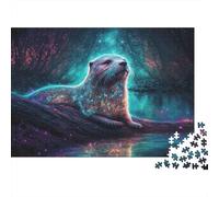 Magical Otter Fantasy 1000 Pc Sturdy Cardboard Classic Jigsaw Puzzle for Adults & Kids 12+, Stress Relief Puzzle, Decompression & Wall Decor, Ultimate Relaxation Gift 70x50cm/1000pcs