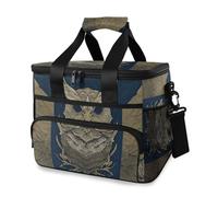 Magical Owl Old Cooler Bag Thermal Insulated Picnic Lunch Bag Box Large Cool Bag for Beach Picnic Camping Travel Men Women