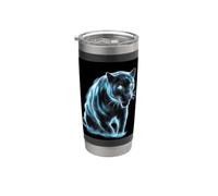 Magical Panther in Strong Water Colors Stainless Steel Insulated Tumbler