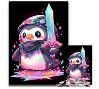 Magical Penguin Swordsman Jigsaw Puzzles for Adults 1000 Jigsaw Puzzles for Adults Challenging DIY Brain Teaser for Teenagers 1000 PCS(75x50cm)