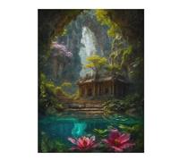 Magical Place Vivid Wooden Jigsaw Puzzle for Adults, 500 PCS
