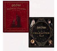 Magical Places from the Films and The Character Vault 2 Books Bundle Harry Potter Collection