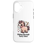 Magical Pony Riding Through Fairy Tales Fantasy Case for iPhone 16