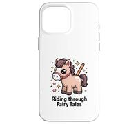 Magical Pony Riding Through Fairy Tales Fantasy Case for iPhone 16 Pro Max