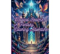 Magical Realms: A Fantasy Coloring Adventure: An enchanting journey through magical forests, dragons, wizards, portals, and fantasy worlds.