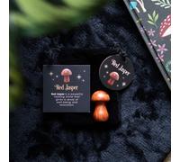 Magical Red Jasper Crystal Mushroom For Healing & Balance
