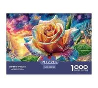 Magical RoseHerculean Jigsaw Puzzles for Adults A 1000-Piece (Advanced) Epic of Impossible, Hard, And Difficult Challenging Puzzle Games - The Supreme Gift for Puzzle-Loving Adults And Kids Age 12 Ye