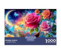 Magical RosesPremium Jigsaw Puzzles for Adults A 1000-Piece Advanced-Level Set Featuring Challenging And Educational Games - Designed As The Jigsaw Puzzles for Adults And Mature Kids Age
