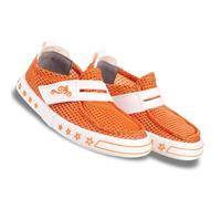 Magical Shoes Alex Children's Barefoot Shoes, First Walking Shoes for Girls and Boys, Soft Children's Shoes, Low Shoes, Shoes with Velcro Fastening, Barefoot Shoes Kids, orange, 4.5 UK Child