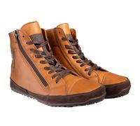 Magical Shoes Barefoot Lined Winter Boots for Men and Women - Minimalist Lace-Up Half Boots, Leather Shoes, Alaskan Buffalo Caramel