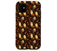 Magical Snowy Owls with Lanterns - Cozy Autumn-Winter Design Case for iPhone 11