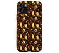 Magical Snowy Owls with Lanterns - Cozy Autumn-Winter Design Case for iPhone 11 Pro