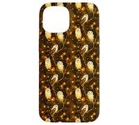 Magical Snowy Owls with Lanterns - Cozy Autumn-Winter Design Case for iPhone 15