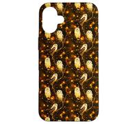 Magical Snowy Owls with Lanterns - Cozy Autumn-Winter Design Case for iPhone 16 Plus