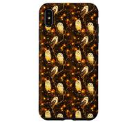 Magical Snowy Owls with Lanterns - Cozy Autumn-Winter Design Case for iPhone XS Max