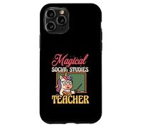 Magical Social Studies Teacher Funny Unicorn Back To School Case for iPhone 11 Pro