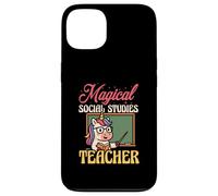 Magical Social Studies Teacher Funny Unicorn Back To School Case for iPhone 13