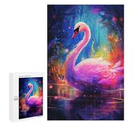 Magical Swan Reflection Jigsaw Puzzle for Adults And Families, 1000 PCS, An Absorbing Project for Relaxed Weekends, for Indoor Play