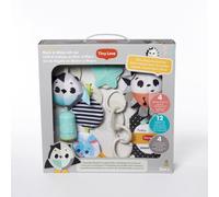 Tiny Love Magical Tales Black & White Gift Set, Baby Gift Set with Developmental Toys, 4 Hand-Picked Take-Along Toys, 0m+