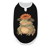 Magical Toad Witch Funny Dog Shirts Pet Sleeveless Clothes Puppy Cat T-shirts for Small to Large