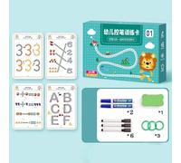 Magical Tracing Workbook Set, Writing Workbook, Handwriting Practice Book, Magical Tracing Workbook Reusable Calligraphy Copybook Practice Drawing Book, Magical Tracing Workbook Set For Kids (60pages)