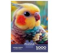 Magical Train Ride 1000 Pc Cardboard DIY Colorful Bird Puzzle Adults/Teens, Challenging Activity, Stress Relief, Vibrant Colours & Wall Decor 52x38cm/1000pcs