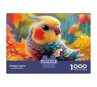 Magical Train Ride 1000 Piece Jigsaw Puzzles Fantasy Parrot in Vivid Colors for Adults Educational Game Home Decoration Difficult Challenging Male And Female Birthday 52x38cm/1000pcs Gifts