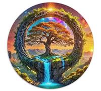 Magical Tree of Life 1000 Piece Jigsaw Puzzle for Women, Men Plant-Themed Brainteasing Jigsaws Educational Games Fun Present & Activity 1000pcs (67.5x67.5cm)