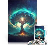 Magical tree of life1000 Pieces Puzzles for Adults Stress Reliever Staycation Kill time Parent-child interaction 38x26cm