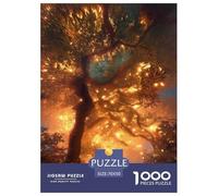 Magical Tree Puzzles 1000 Piece Challenge Toy Adults And Children Fantasy Forest Puzzle Game Family Fun Jigsaws Puzzles Relaxing Time Home Decoration Gift 70x50cm/1000pcs