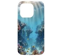 Magical Underwater Coral Reef Aesthetic Ocean Case for iPhone 15 Pro
