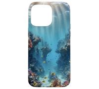 Magical Underwater Coral Reef Aesthetic Ocean Case for iPhone 15 Pro Max