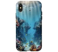Magical Underwater Coral Reef Aesthetic Ocean Case for iPhone X/XS