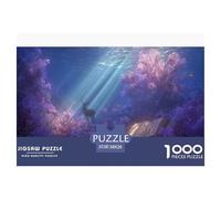 Magical Underwater Forest 3D Paper Puzzle Game 38x26cm/1000pcs, - Educational And Creative, Stress-relief And Unique Decoration, Great Gift for Everyone