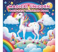 Magical Unicorn Coloring Book for Kids: A Delightful Coloring Journey Featuring Rainbows, Castles, Stars, and Cute Unicorns | 8.5 x 8.5 inches, 72 ... Gift for Girls and Boys, Adults, Senior