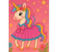 Magical Unicorn - Lined Notebook: Let Your Imagination Shine | 100 Lined Pages | 8.5 x 11 Inches