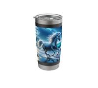 Magical Unicorn Under Full Moon Stainless Steel Insulated Tumbler