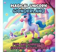 Magical Unicorn Wonderland: Fun and Whimsical Coloring Adventures for Kids Ages 4-8: A Magical Collection of Cute Unicorns, Rainbows, and Fantasy Scenes for Girls and Boys