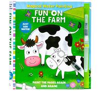 Magical Water Painting: Fun on the Farm: (Art Activity Book, Books for Family Travel, Kids' Coloring Books, Magic Color and Fade) (Iseek)