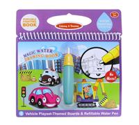 Magical Water Painting Pad with Refillable Water Pen Kid Early Learning Art Drawing Book for Toddler Classroom Travel Painting Book